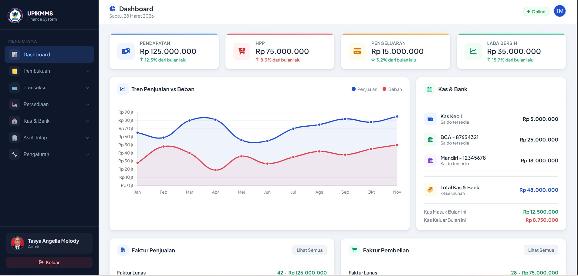 Fish Stock Pro - Sistem Manajemen Inventori & Keuangan Ikan Terintegrasi